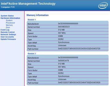 Intel Active Management Technology