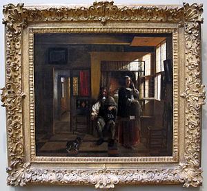 Interior with a Young Couple and a Dog httpsuploadwikimediaorgwikipediacommonsthu