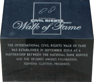 International Civil Rights Walk of Fame About the International Civil Rights Walk of Fame