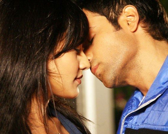 International Crook movie scenes Neha Sharma Hot Kissing Images with Imran Hashmi in Crook Movie