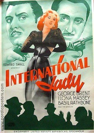 International Lady International Lady poster 1941 George Brent original
