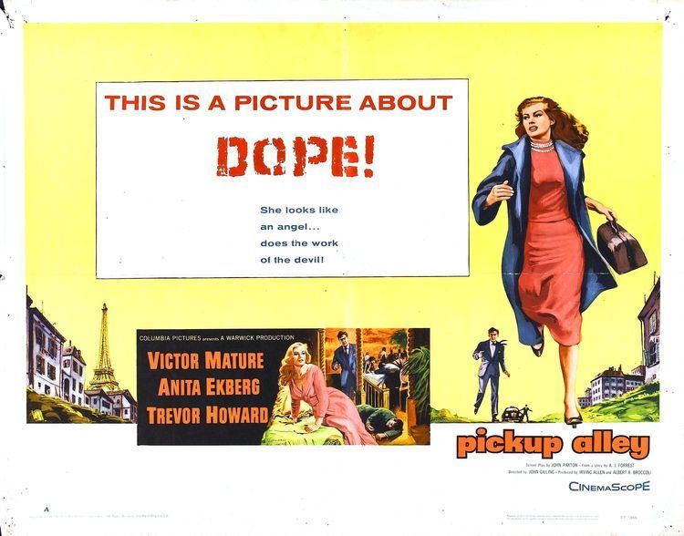 Interpol (1957 film) Poster for Pickup Alley aka Interpol 1957 UK Wrong Side of