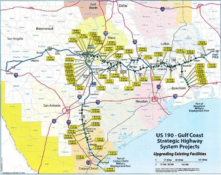 Interstate 14 Proposed BCS Interstate Part of Next Federal Transportation Bill