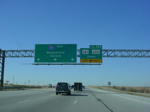 Interstate 20 in Texas OKRoads Interstate 20 Texas Westbound Page 2