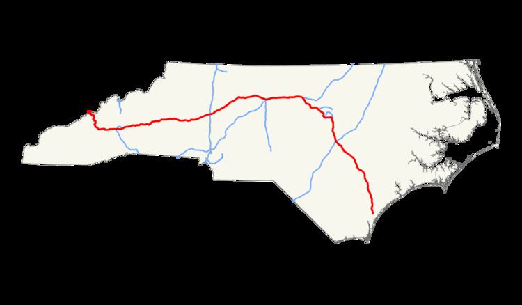 Interstate 40 in North Carolina