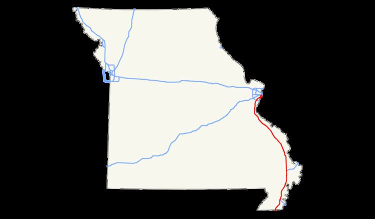 Interstate 55 in Missouri