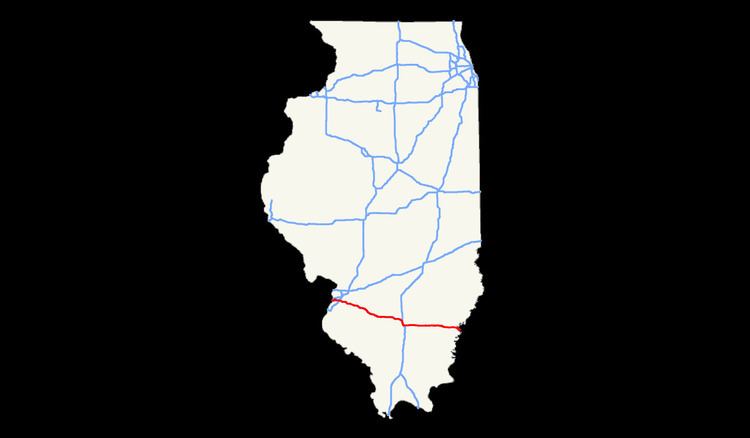 Interstate 64 in Illinois