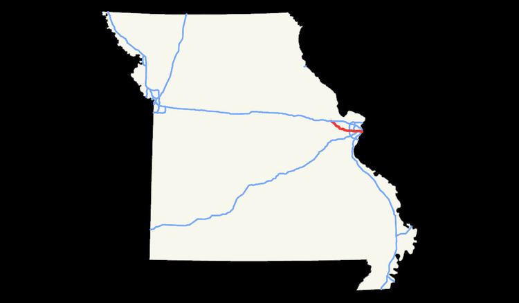 Interstate 64 in Missouri