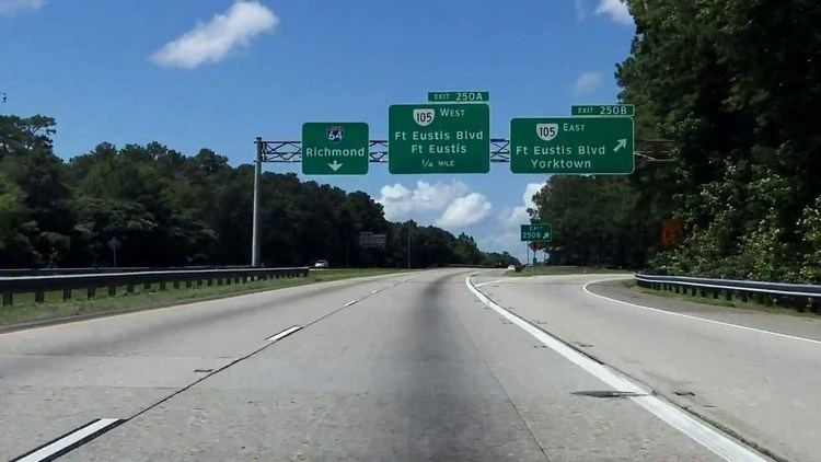 Interstate 64 in Virginia Interstate 64 Virginia Exits 258 to 247 westbound YouTube