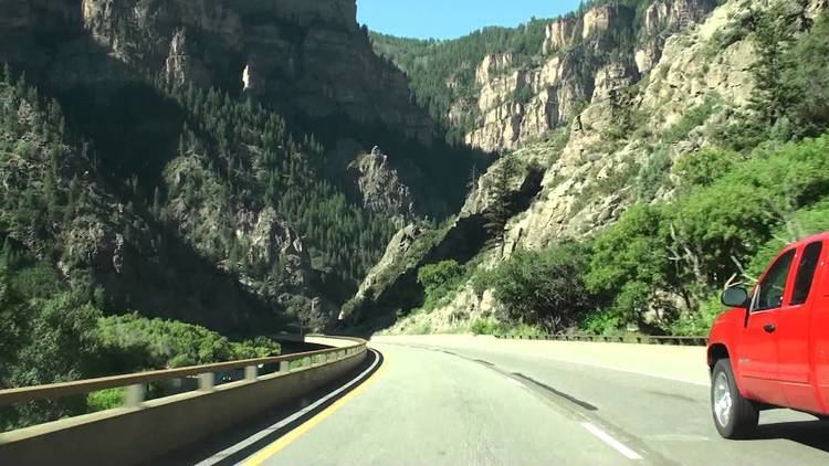 Interstate 70 in Colorado I70 Colorado Glenwood Canyon YouTube