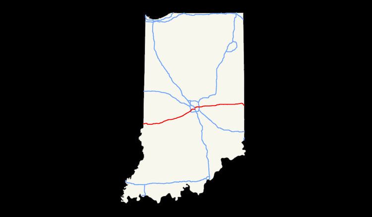Interstate 70 in Indiana