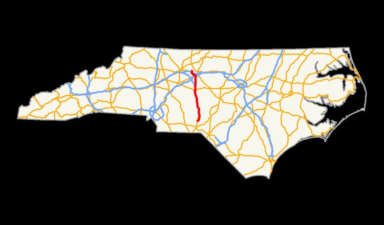 Interstate 73 in North Carolina