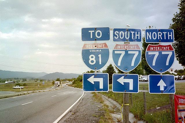 Interstate 77 Virginia AARoads Interstate 77