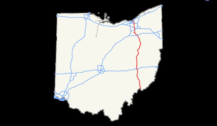 Interstate 77 in Ohio