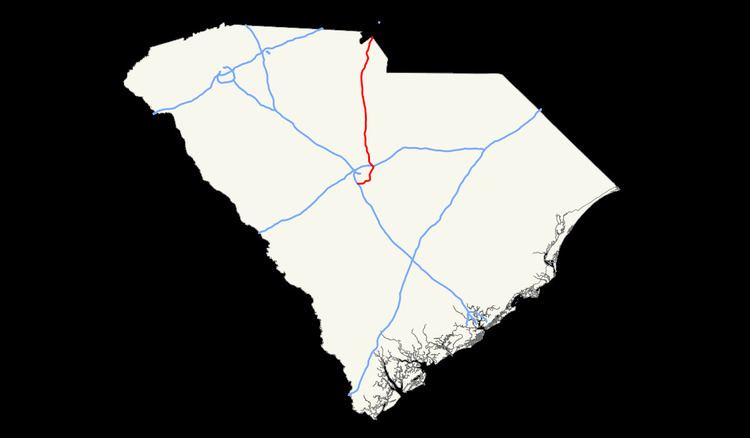 Interstate 77 in South Carolina