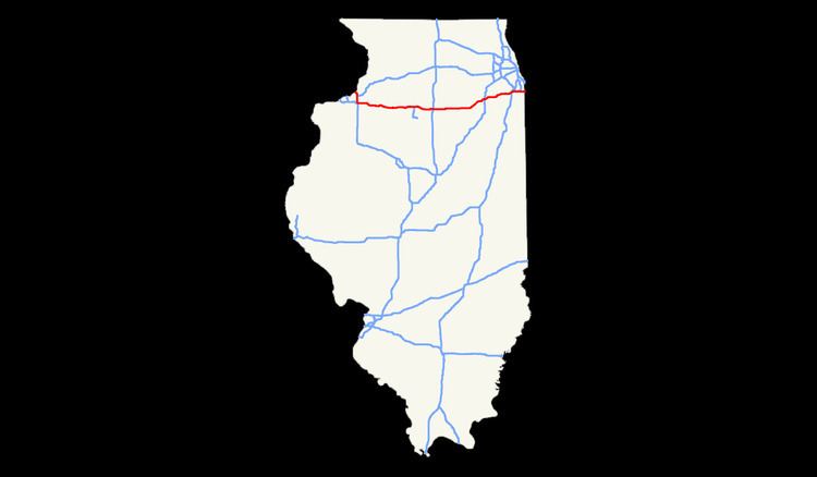 Interstate 80 in Illinois