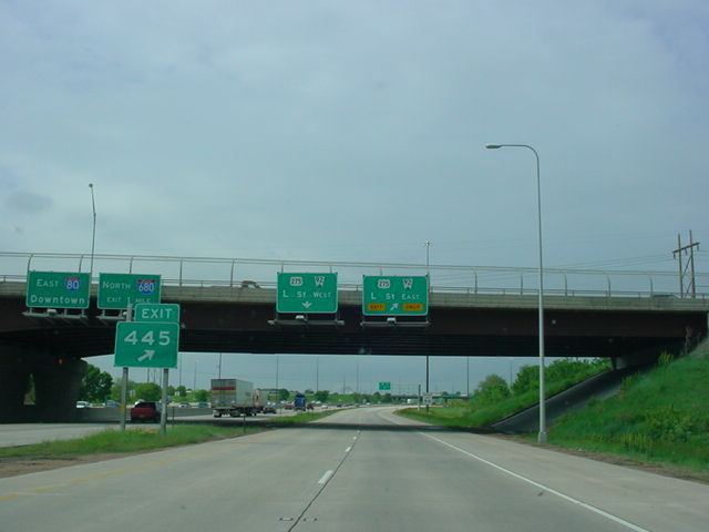 Interstate 80 in Nebraska OKRoads Interstate 80 Nebraska Eastbound