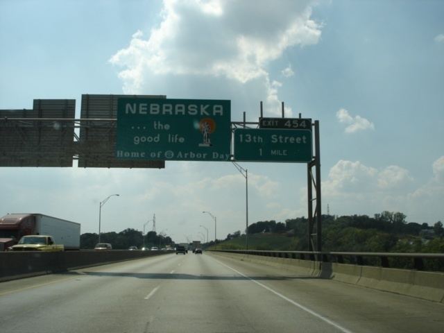 Interstate 80 in Nebraska OKRoads Interstate 80 Nebraska Westbound
