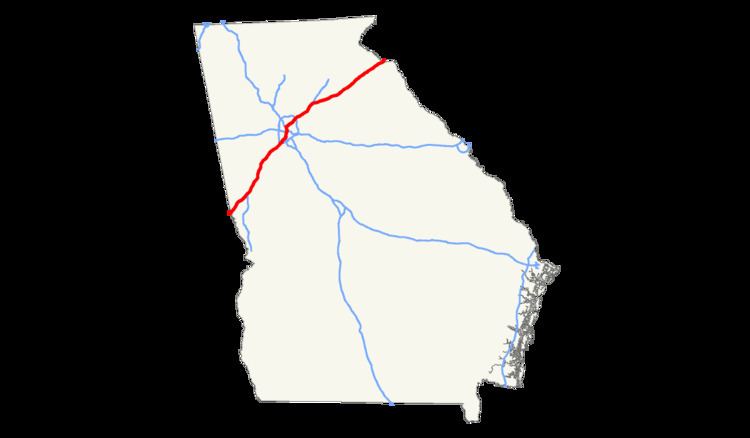 Interstate 85 in Georgia
