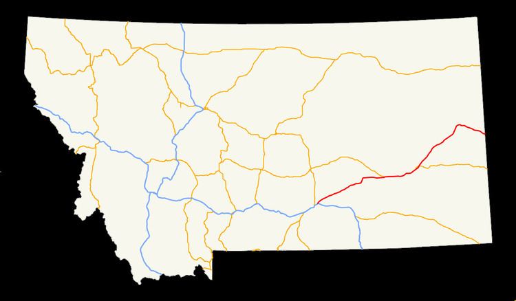 Interstate 94 in Montana