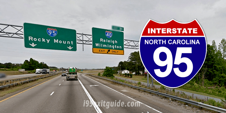 Interstate 95 in North Carolina Lane Closures