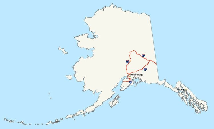 Interstate Highways in Alaska