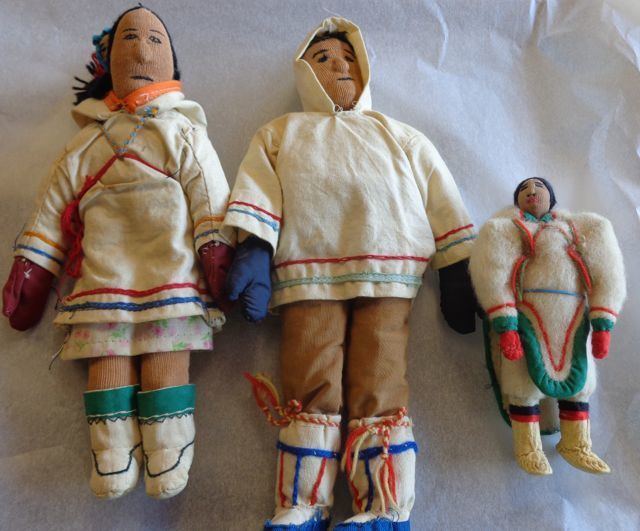 Inuit doll Inuit Dolls Antiques Board