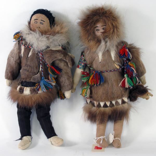 Inuit doll Male amp Female Inuit Dolls