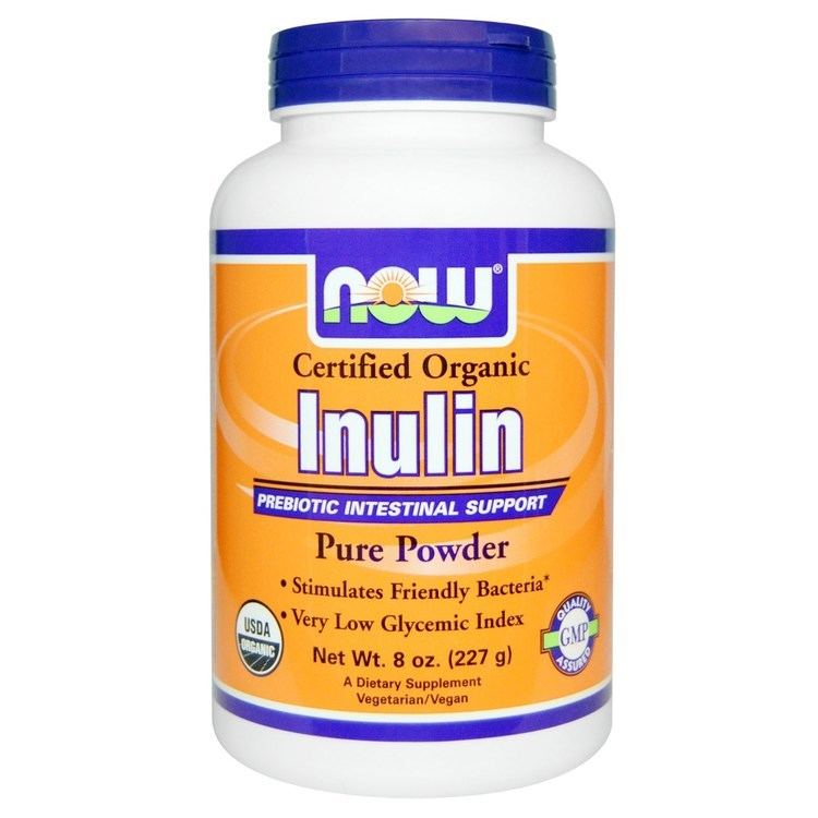 Inulin Now Foods Organic Inulin Pure Powder 8 oz 227 g iHerbcom