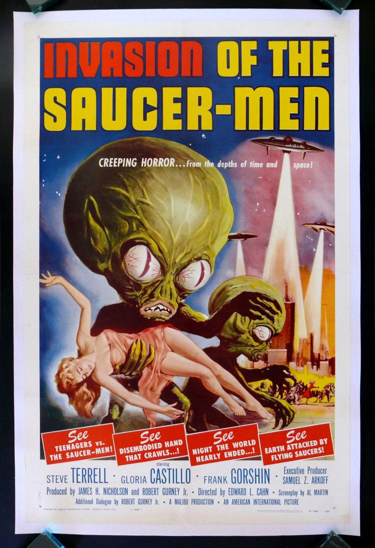 Invasion of the Saucer Men INVASION OF THE SAUCER MEN SAUCERMEN FLYING SAUCERMEN MOVIE