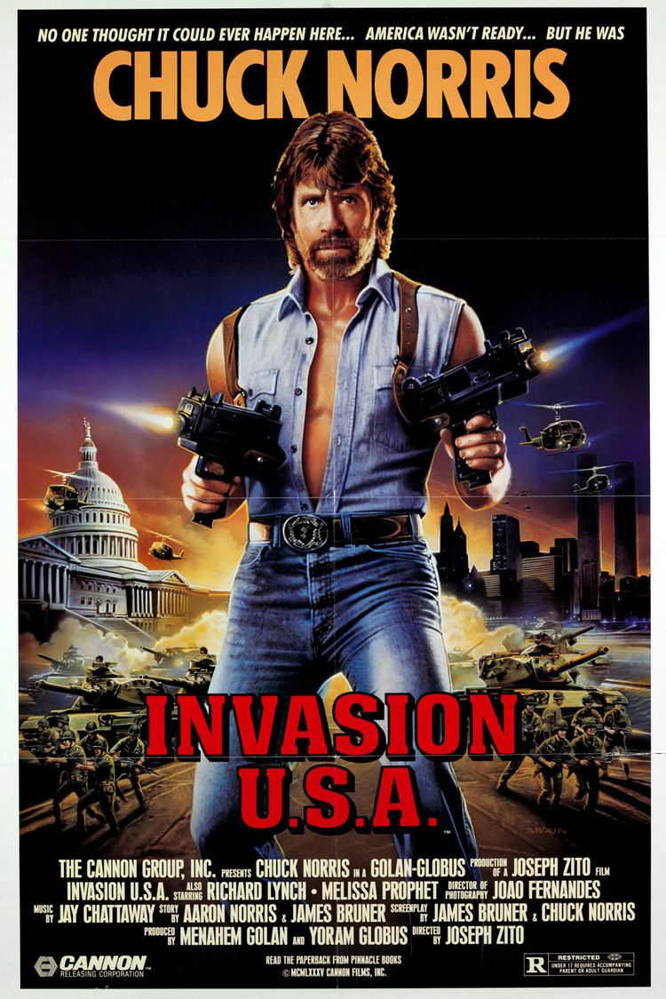 Invasion U.S.A. (1985 film) wwwgstaticcomtvthumbmovieposters9400p9400p