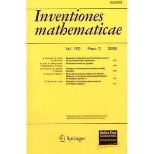 Inventiones Mathematicae