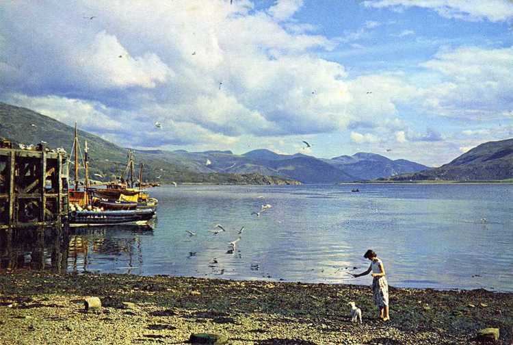 Inverness-shire Old Photos of Loch Broom in Invernessshire in Scotland United