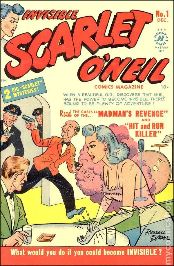 Invisible Scarlet O'Neil Invisible Scarlet O39Neil 1950 comic books