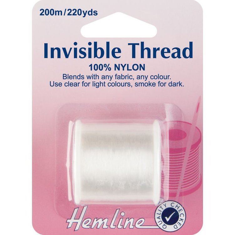 Invisible thread Hemline Nylon Invisible Thread 200 M Hobbycraft