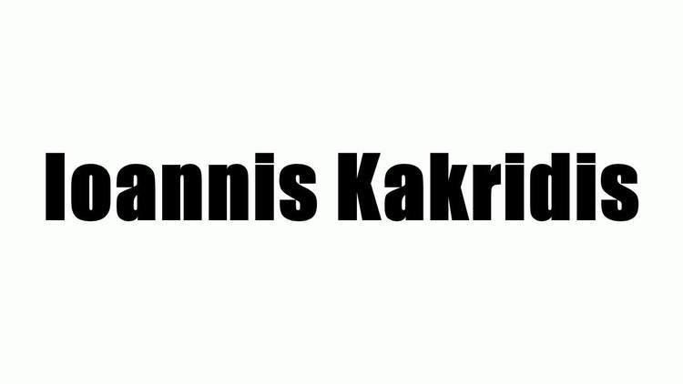 Ioannis Kakridis Ioannis Kakridis YouTube
