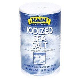 Iodised salt iodized salt The Fresh Loaf
