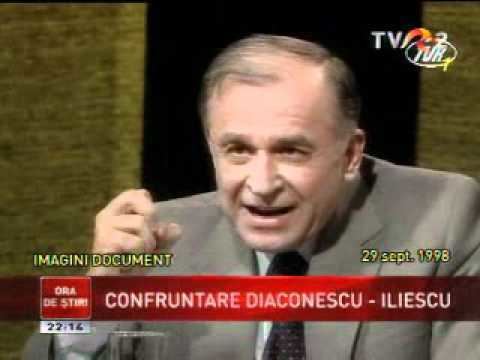 Ion Diaconescu Imaginidocument Ion Diaconescu fa n fa cu Ion Iliescu