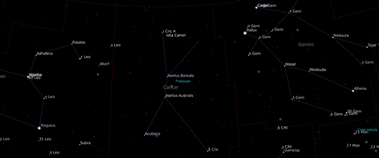 Iota Cancri Iota Cancri Hard to Say Easy to See One Minute Astronomer