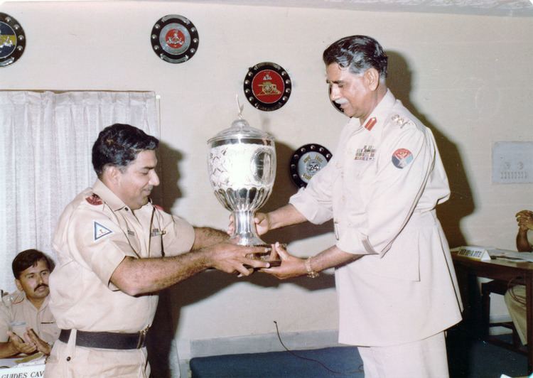 Iqbal Khan (general) FileGeneral Muhammad Iqbal Khan awarding a trophy to Lt Col Hamid