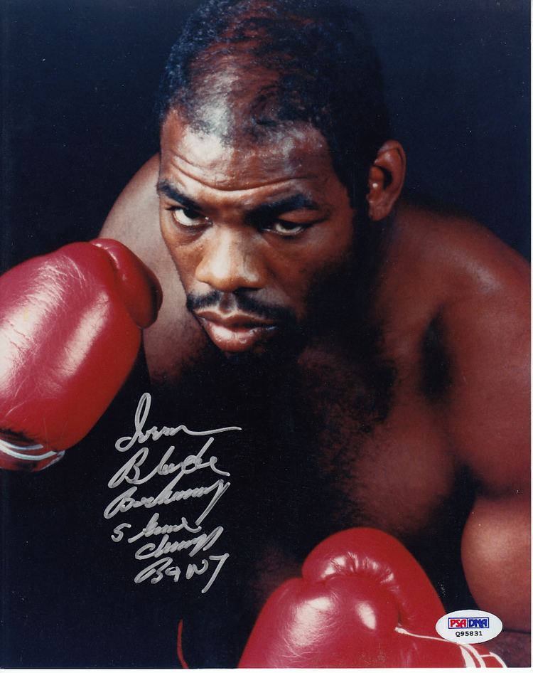 Iran Barkley Iran Barkley autographed 8x10 boxing photo inscribed 5