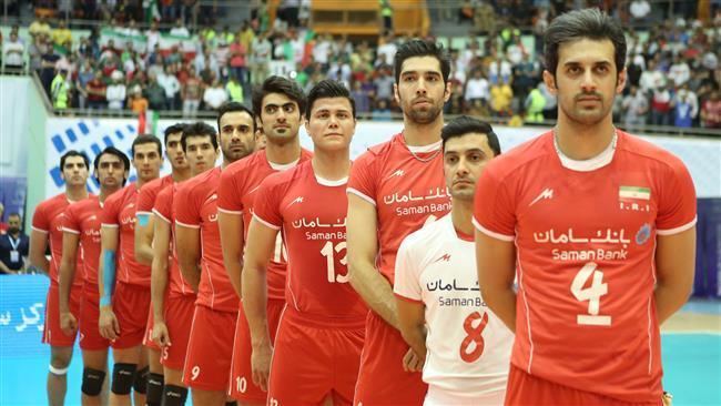 Iran men's national volleyball team PressTVIran volleyball team to play 6 friendlies