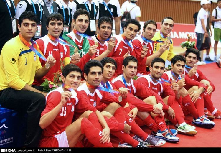 Iran national futsal team Iran futsal team beats Japan wins gold at Asian Indoor Games