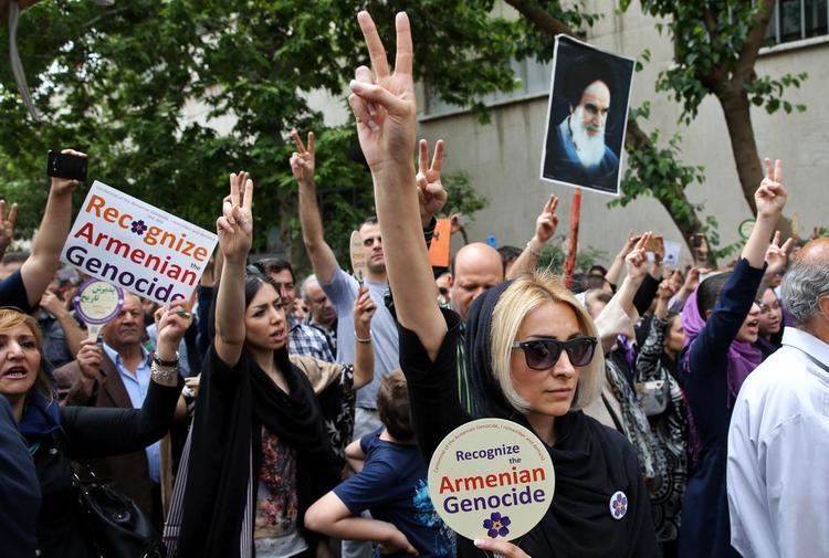 Iranian Armenians Iranian Armenians protest near Turkish embassy Photos People