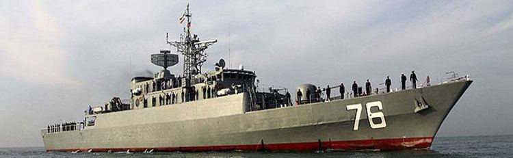 Iranian frigate Jamaran Jamaran Mowj Class MultiPurpose Guided Missile Frigate Navy