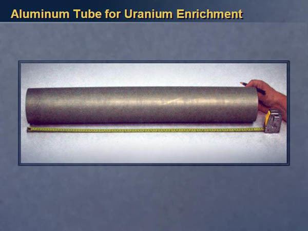 Iraqi aluminum tubes