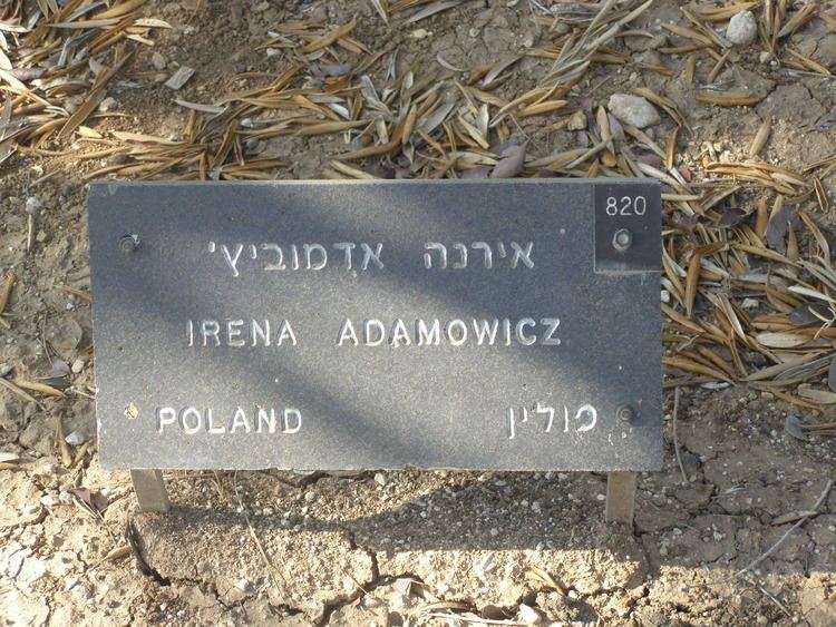 Irena Adamowicz The Righteous Among The Nations