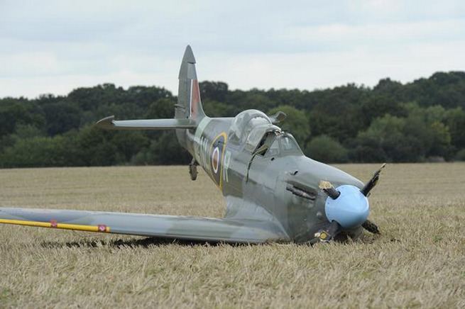 Irish Air Corps Ex Irish Air Corps Spitfire Engine Failure in Kent