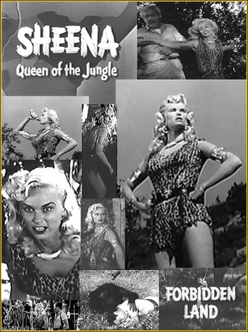 Irish McCalla Actress Irish McCalla as Sheena as Queen of the Jungle by TV