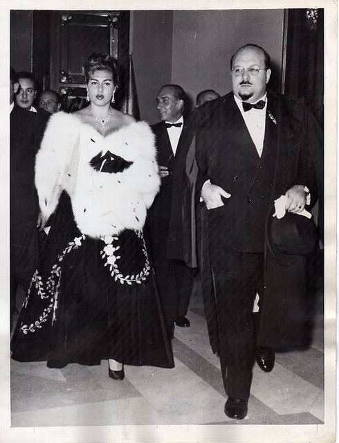 Irma Capece Minutolo 1956 KING FAROUK Of Egypt amp Sudan amp IRMA CAPECE MINUTOLO